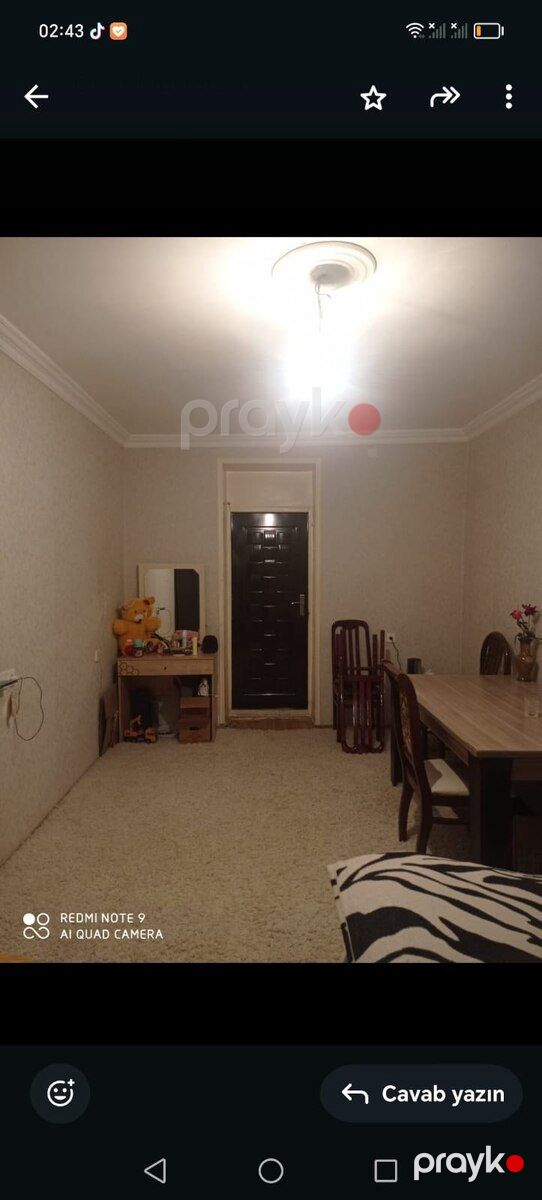 1-otaqlı mənzil kirayə verilir, Qaçaq Nəbi küç., 50 m² — Mənzil, Bakı (6)