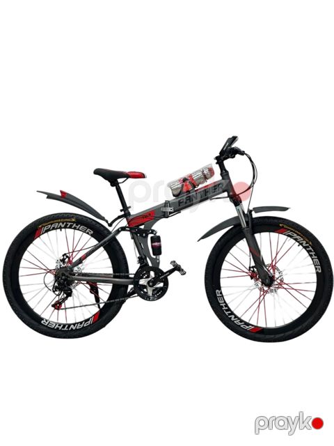 Şəhər velosipedi FS 2163, qara/qırmızı, qatlanan, 26" — Bakı