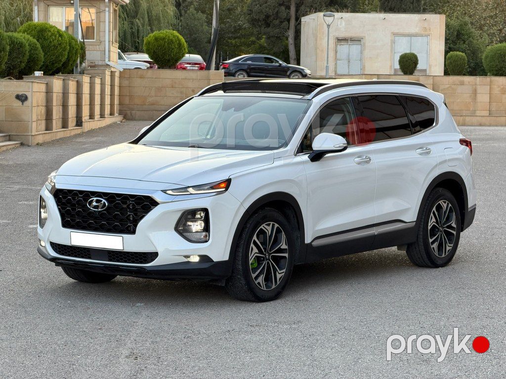 Hyundai Santa Fe, 2.0 L, 2019 il, 60 000 km — Avtomobillər, Gəncə (5)