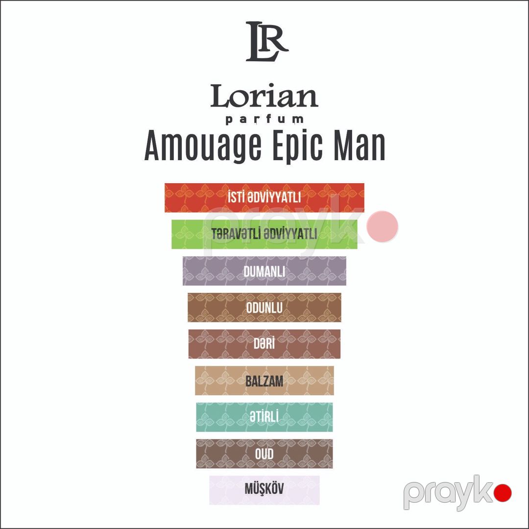 Ətir məhsulları Epic Man kişilər üçün ətir suyu 50 ml - Lorian-131-50 — Mallar, Bakı (2)