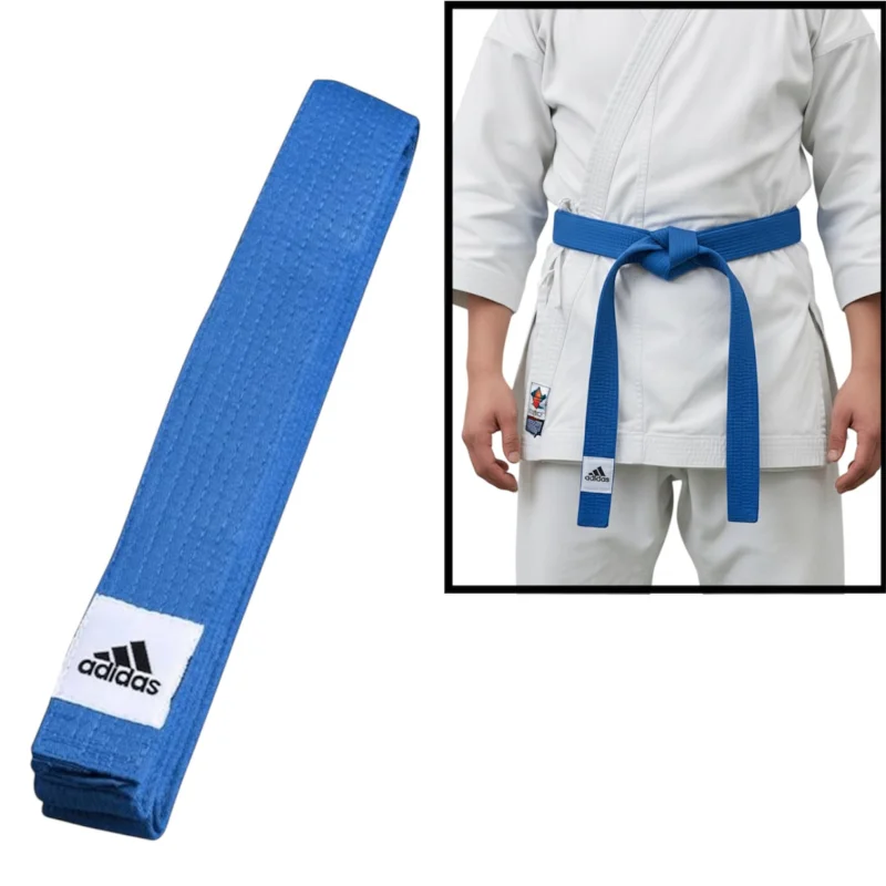 Kimanolar üçün kəmər Adidas mavi, uzunluq 250 sm - WS2539 — Bakı