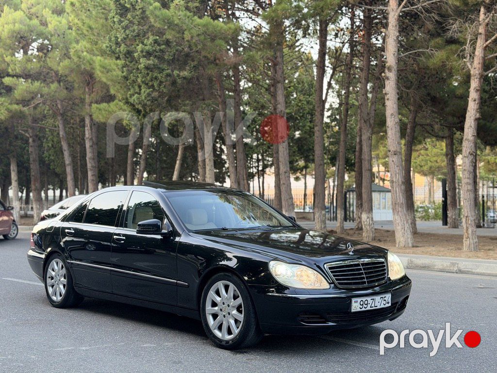 Mercedes S 350, 3.7 L, 2003 il, 320 877 km — Avtomobillər, Sumqayıt (5)