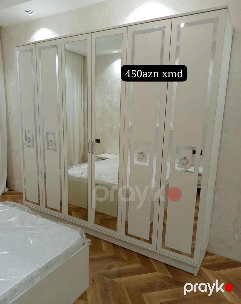 Yataq otağı üçün iri həcmli qarderob dolabları - Model: 6 qapılı — Şkaflar, Bakı (4)