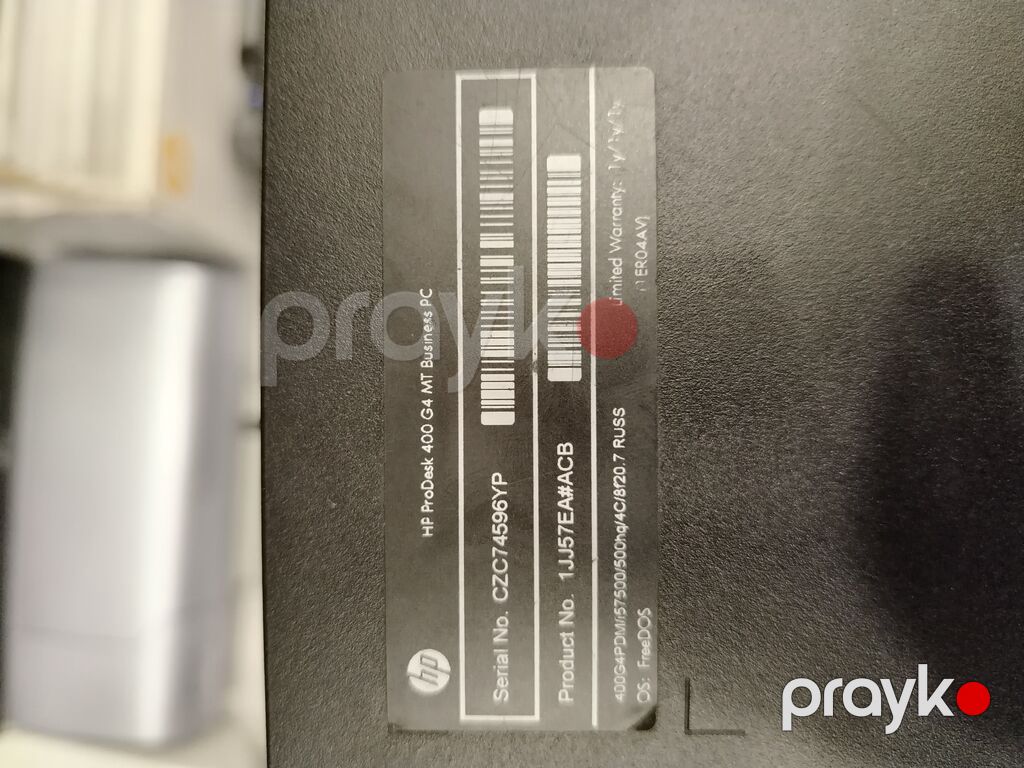 HP ProDesk 400 G4 MT stolüstü kompüter Texniki xüsusiyyətlər — Masaüstü kompüterlər, Bakı (2)