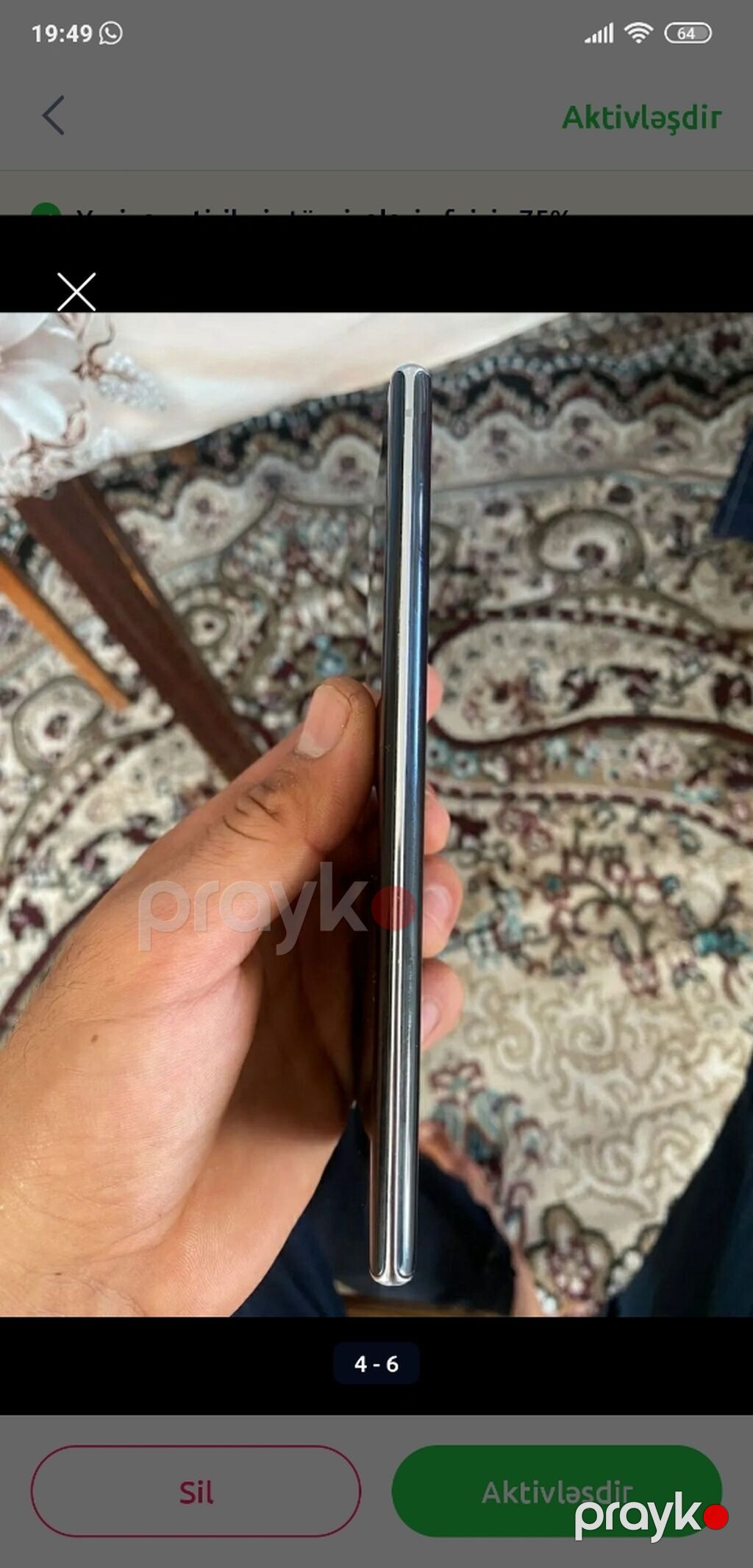Samsung Note 10, 256 GB, rəng - Qara, Barmaq izi — Samsung, Şirvan (6)