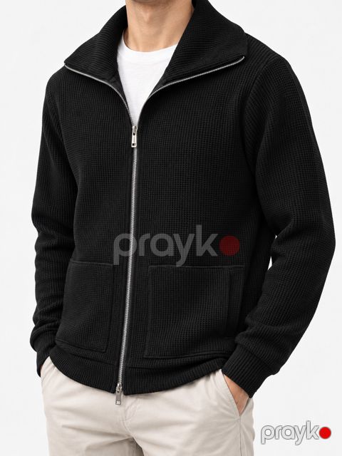 Kişi kardiqanı No brand, Trikotaj, Qara, Pambıq/Trikotaj, XXL — Bakı