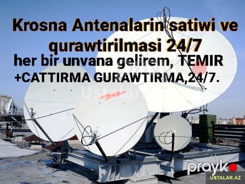 Krosna antena peyk ustasi — Bakı