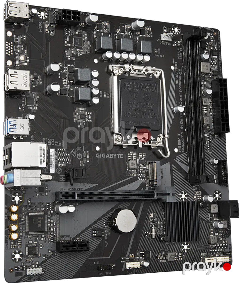 Gigabyte H610M K DDR5 Motherboard — Kompüterlər və noutbuklar, Bakı (2)