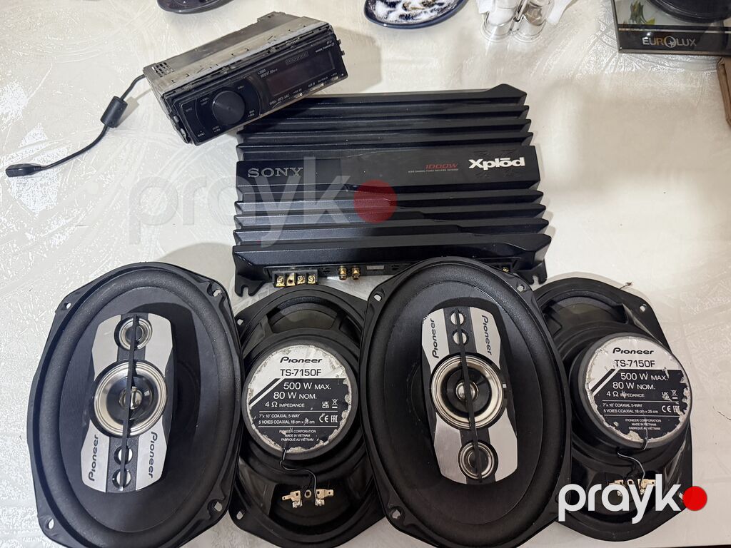 Zbor satilir 4 eded 7150 f kalonkasi effektini bilenler bilir 1000 W — Avtomobil akustikası, Bakı (3)