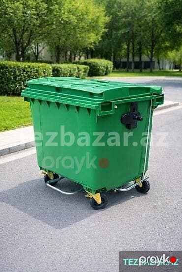 Zibil qabi 1100 ltr pedalli — Bakı