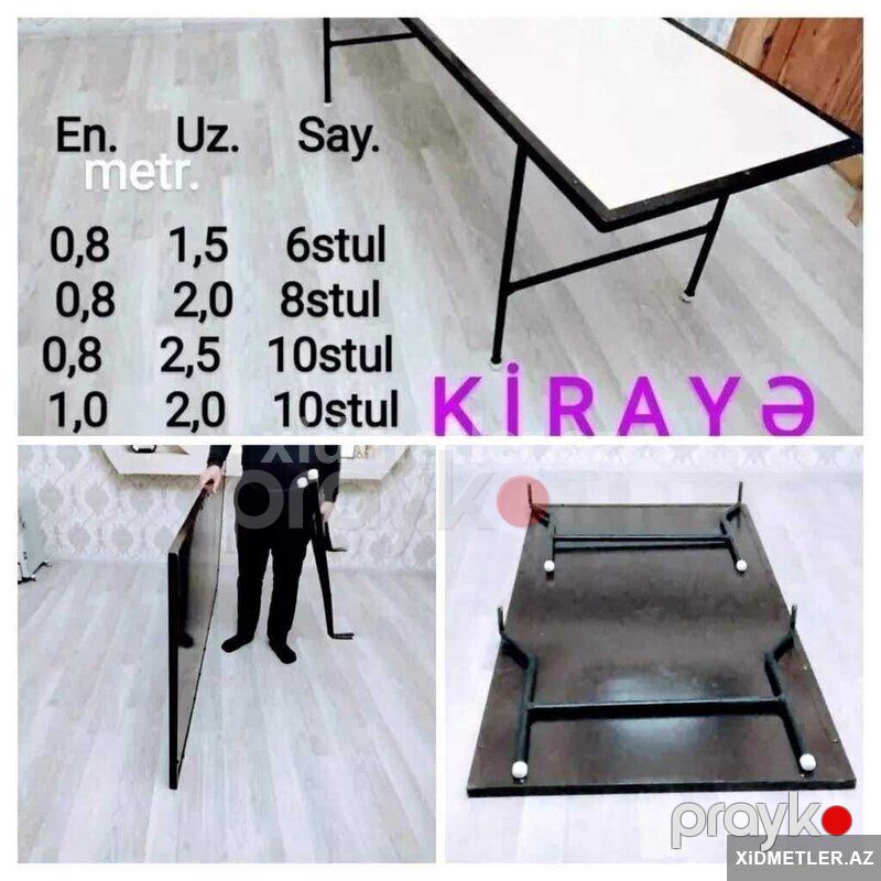 Kirayə masalar və stol stul — Digər, Bakı (2)