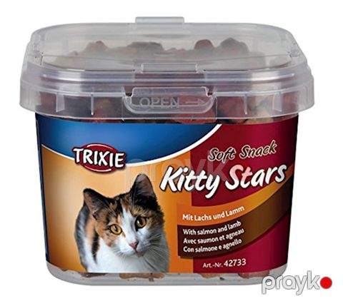 Pişiklər üçün məzə Trixie Kitty Stars Lamb Salmon Oil qızılbalıq və quzu əti, 140 q — Bakı