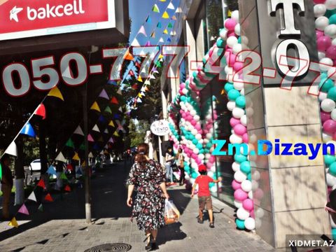 Şar bayraq bəzəmə — Reklam işləri