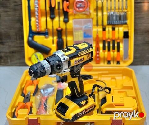 Dewalt 36V XR akkumulaytorlu təmir dəsti – çoxfunksiyalı qazma/şurup — Digah
