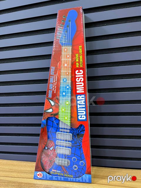 İnteraktiv oyuncaq Gitara RR-860 818-1, ABS plastik, göy, 3+ yaş — Bakı