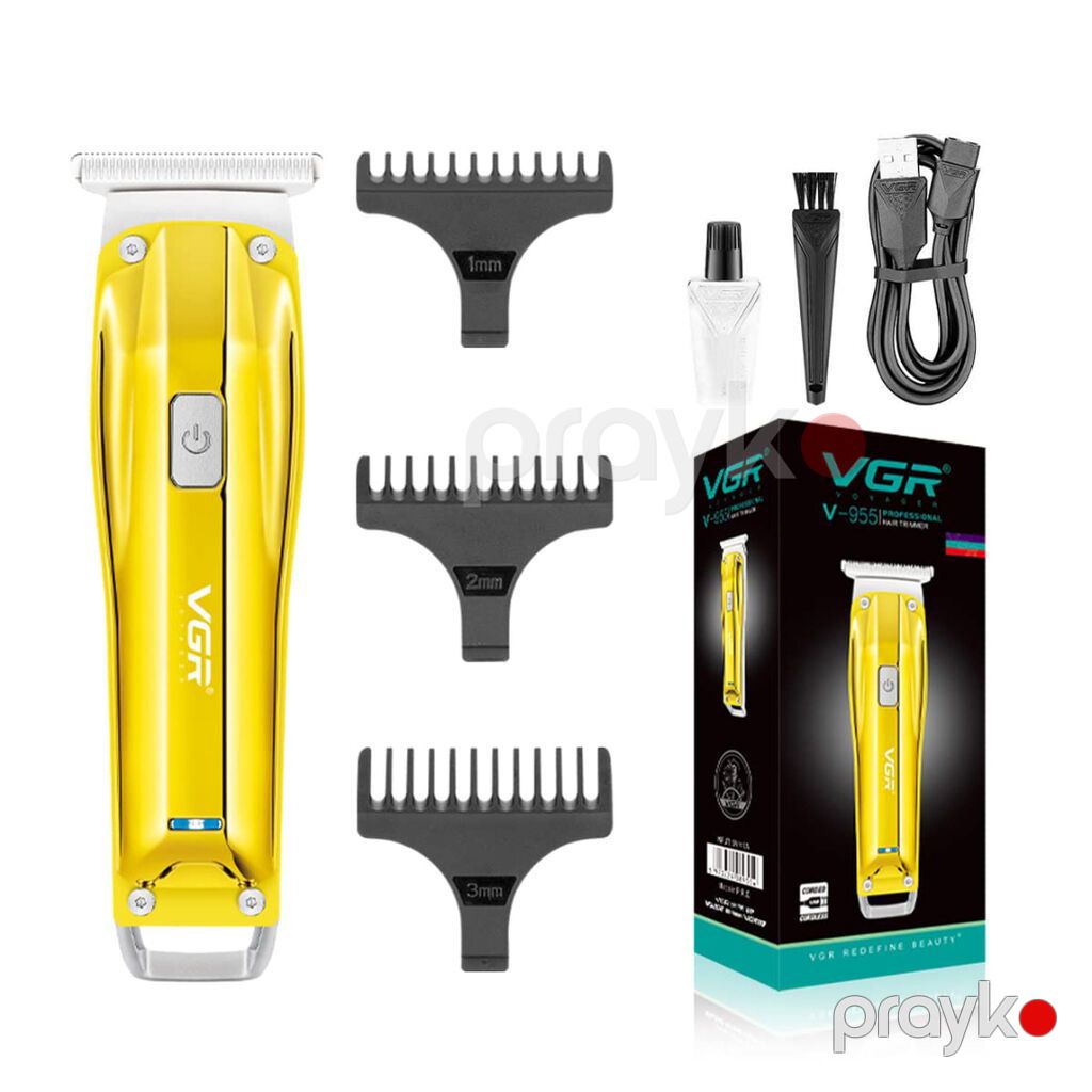 Trimmer VGR 955 / 956 - 500mAh / 100 Dəqiqə / Cord/Cordles / LED — Saç kəsmə maşınları, Bakı (3)