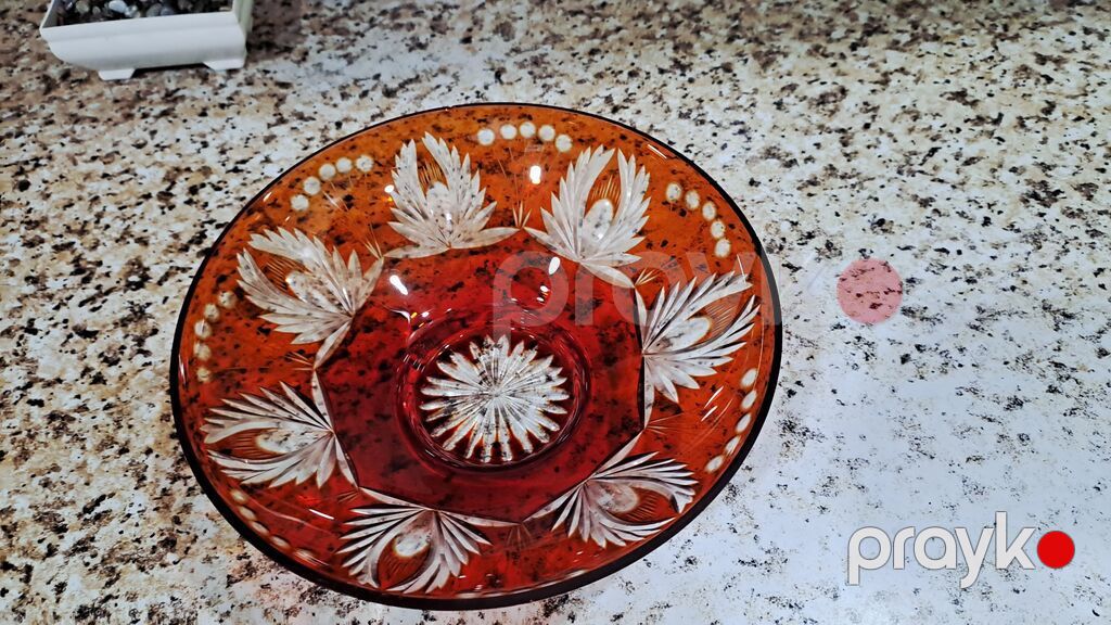 Bir vaza, Bogem şüşəsi — Vaazalar, kreslolar, süni çiçəklər, Bakı (4)