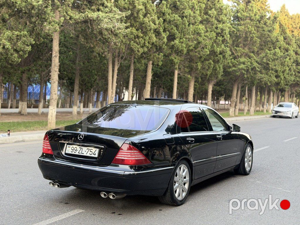 Mercedes S 350, 3.7 L, 2003 il, 320 877 km — Avtomobillər, Sumqayıt (6)