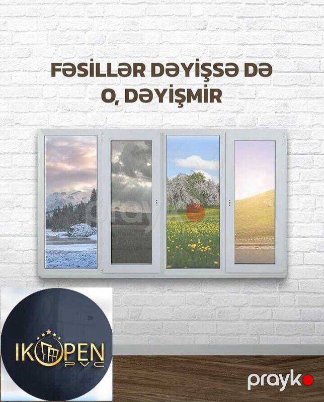 Plastik qapı-pəncərə sistemləri — Pəncərələr, qapılar, balkonlar, Bakı (2)