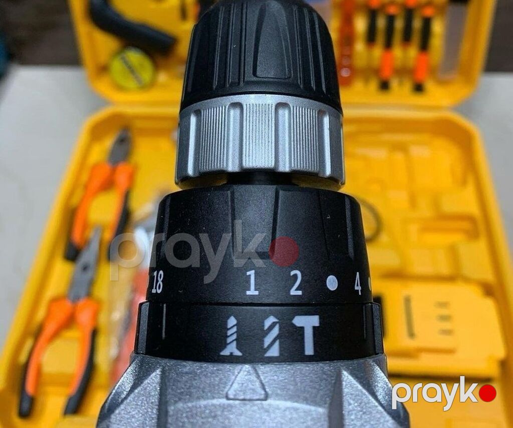 Dewalt 36V XR akkumulaytorlu təmir dəsti – çoxfunksiyalı qazma/şurup — Drels, vintovkular və qaitkçekicilər, Digah (4)