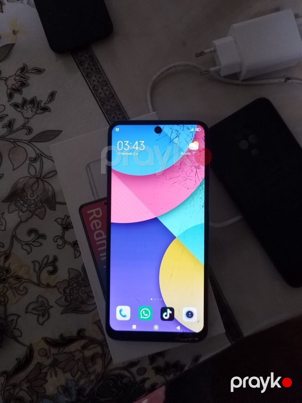 Xiaomi Redmi Note 9 – ağ rəng Komplekt: - Telefon - Orijinal qutu — Xiaomi, Gəncə (2)