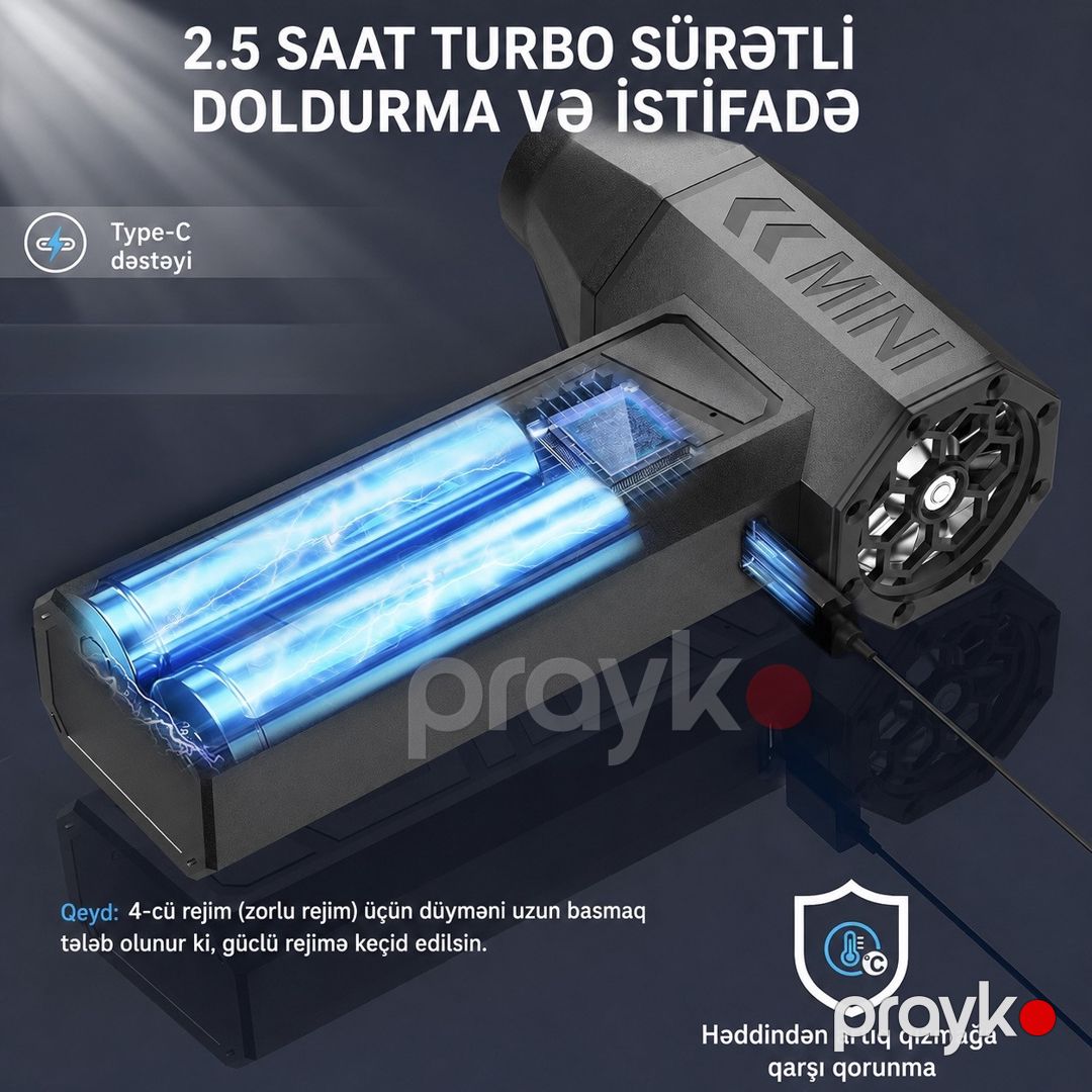 Havaüfürən MİNİ-X3A, qara — Mallar, Bakı (2)