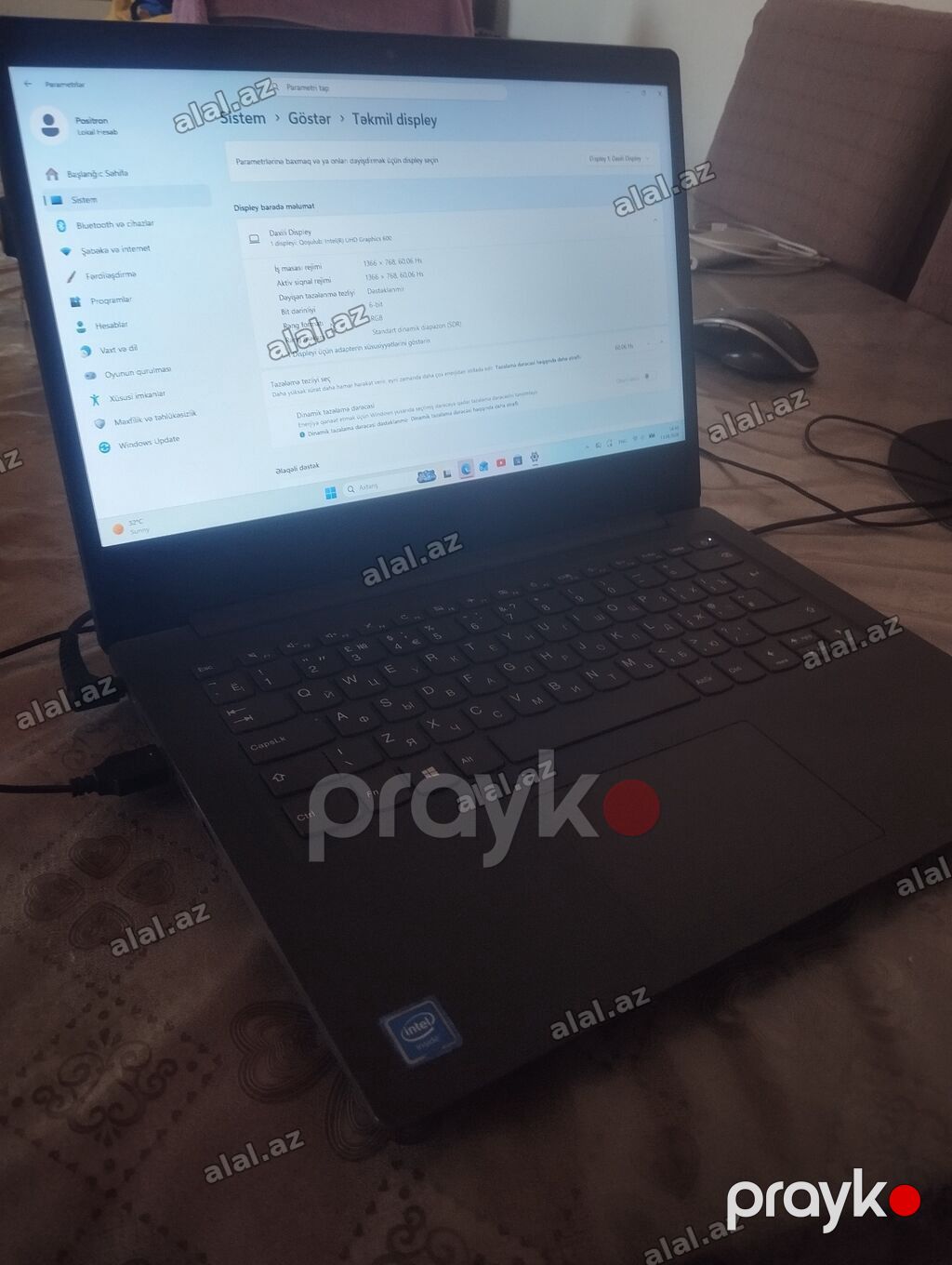 Lenovo 14" noutbuk Texniki göstəricilər: - Ekran: 14.0", 1366 768 — Elektronika, Bakı (2)