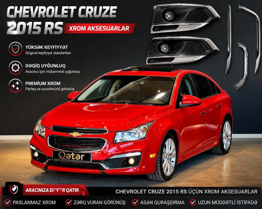 Chevrolet Cruze 2015 LTZ RS duman farası — Ehtiyat hissələri və aksesuarlar, Bakı (3)