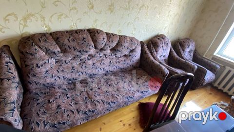 Klassik yumşaq mebel dəsti – 1 divan + 2 kreslo - Üçnəfərlik divan və — Bakı