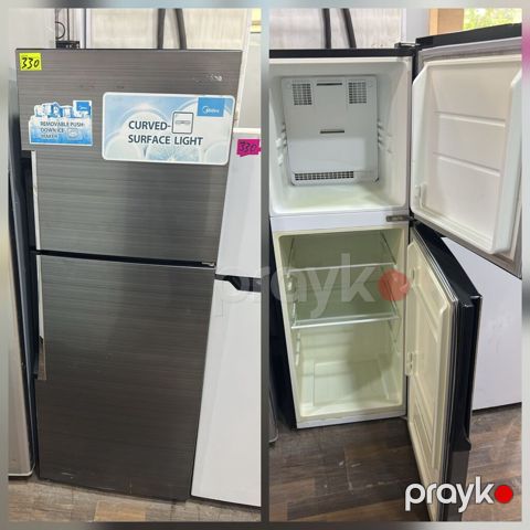 Midea iki qapılı soyuducu - Üstdə dondurucu, altda soyuducu bölmə — Digah
