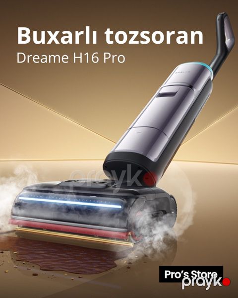 Vacuum Cleaner Dreame H16 Pro Steam Wet and Dry Vacuum (HHR48F) EU — Bakı