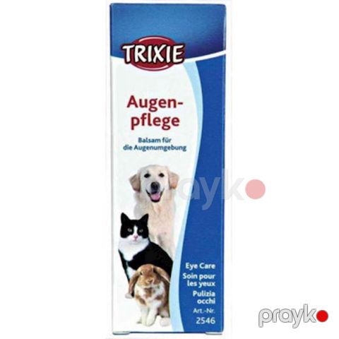 Göz yaşı ləkələrinin təmizlənməsi üçün həll Trixie Eye-Care itlər və pişiklər üçün 50 ml — Bakı