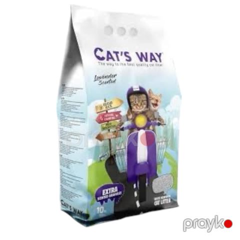 Pişik tualeti üçün doldurucu Cats Way Lavender, 10 L — Bakı