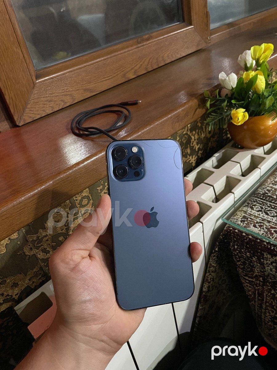 Apple iPhone 12 Pro Max Pacific Blue 128GB/6GB — Smartfonlar, Bakı (2)