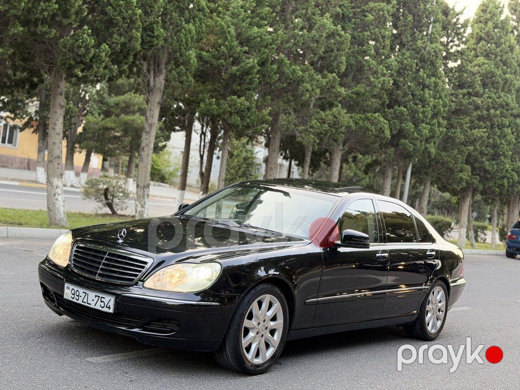 Mercedes S 350, 3.7 L, 2003 il, 320 877 km — Avtomobillər, Sumqayıt (2)