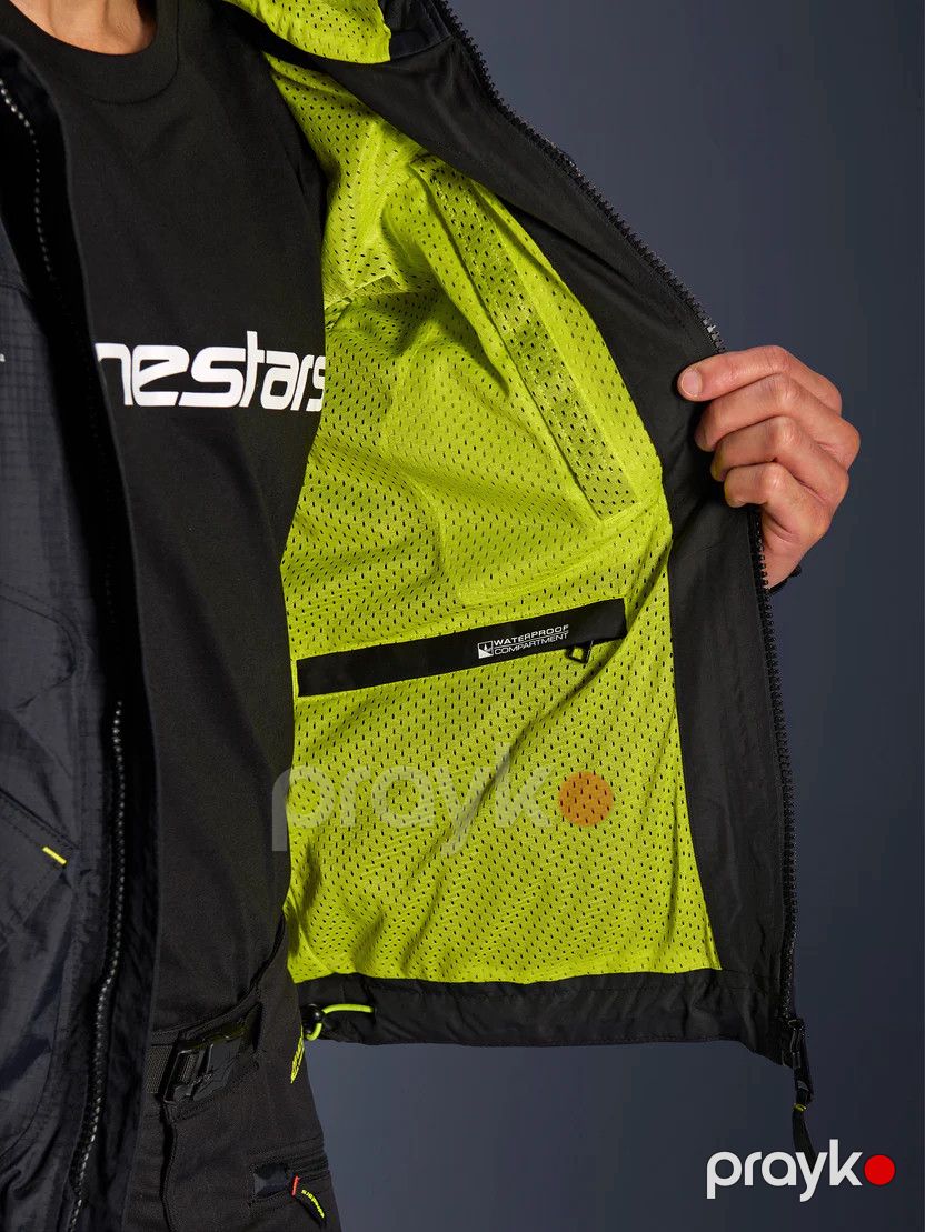 Motosikl üçün gödəkçə Alpinestars Mogress Air 1484, poliuretan/neylon, qara-yaşıl, ölçü L — Mallar, Bakı (3)