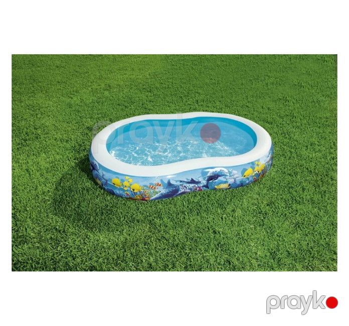 Uşaqlar üçün şişmə hovuz Bestway, TECH_54118_27, fiqurlu, 262x157x46 sm, 544 l, rəngbərəng — Hovuzlar, Bakı (2)