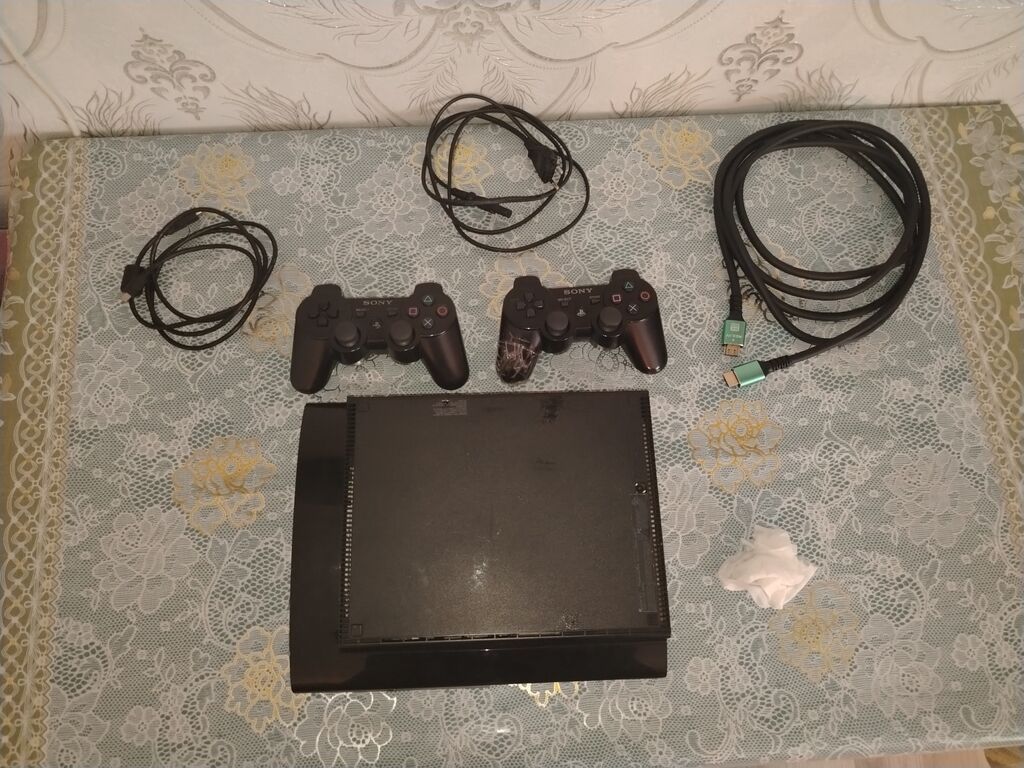 Sony PlayStation 3 Super Slim oyun konsolu dəsti Komplekt: - PS3 — Oyun konsolları, Bakı (4)