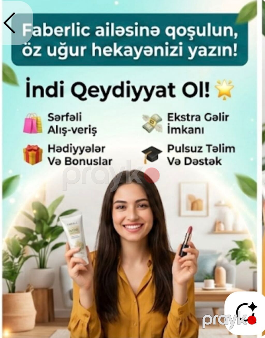 Faberlic məhsulları və Faberlic ailəsinə qoşulma imkanı. Təsvirdə — Arıqlama məhsulları, Bakı (4)