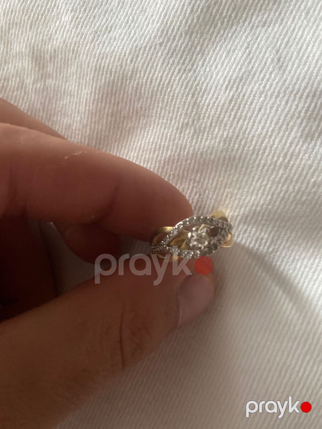 Üzük, Sarı qızıl, 750 Əyar — Üzüklər, Bakı (5)