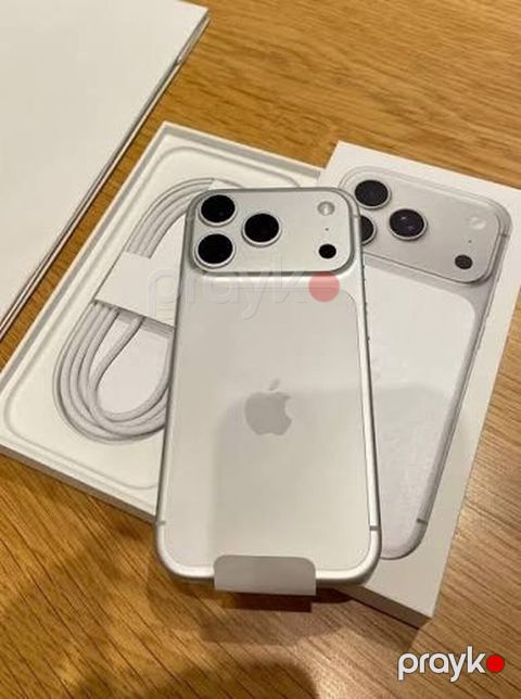 IPhone 17 Pro Max, 256 GB, White Titanium, Face ID — Bakı