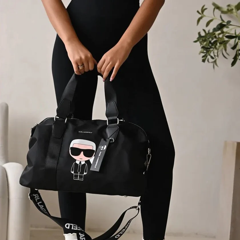 Səyahət çantası Karl Lagerfeld SMRTSHh16JRD, qara — Čemodelorlar və səyahət üçün bütün şeyları, Bakı (3)