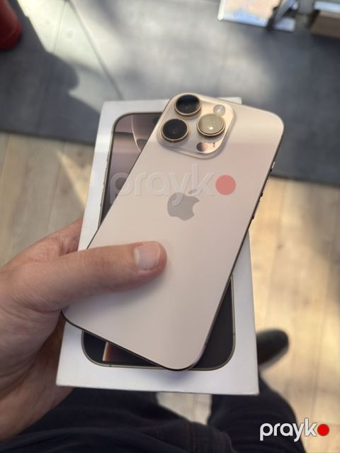 IPhone 16 Pro, 256 GB, Desert Titanium, Face ID — Bakı