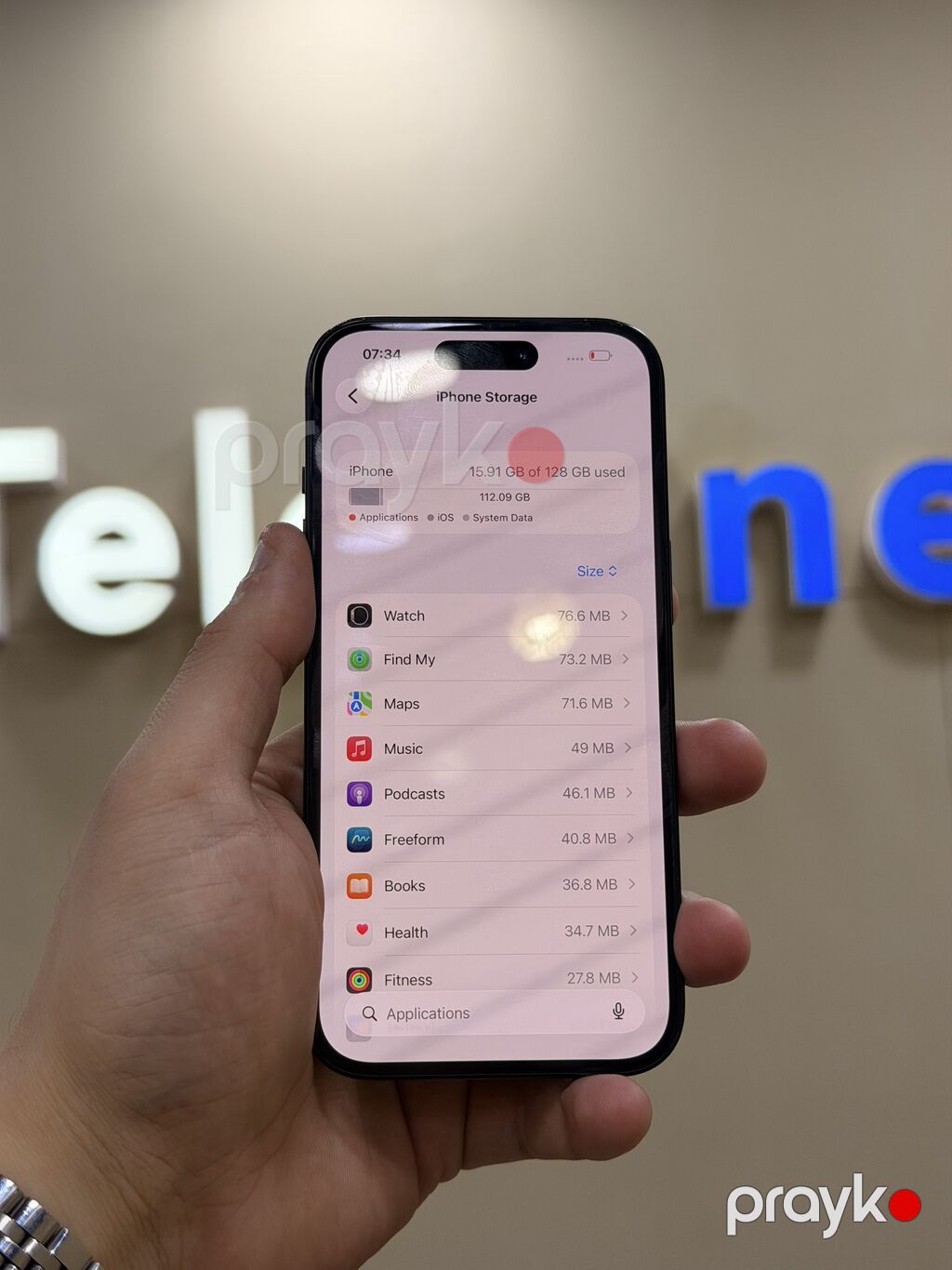 IPhone 15, 128 GB, Qara, Zəmanət, Kredit, Simsiz şarj — Apple iPhone, Bakı (6)