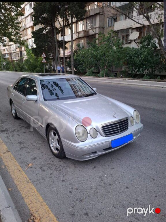 Mercedes E 320, 3.2 L, 1999 il, 360 000 km — Avtomobillər, Bakı (3)