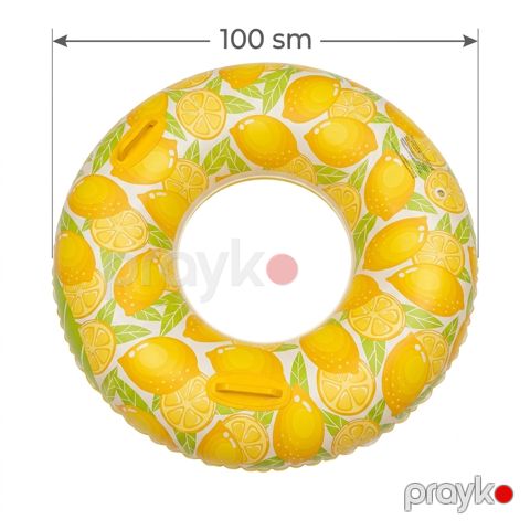 Şişmə halqa DT-lime, 100 sm, sarı — Bakı