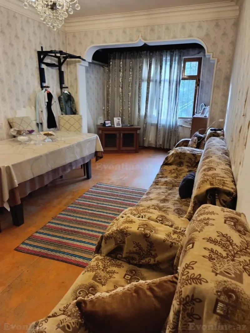 Satılır 2 otaqlı Mənzil Köhnə tikili 55 m² Bakı, Nəsimi r., Memar Əcəmi m., 4-cü mikrorayon — Mənzil, Bakı (3)