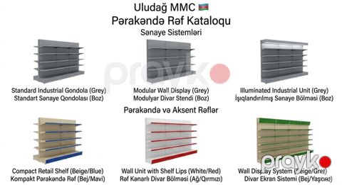 Vitrin rəflər — Bakı