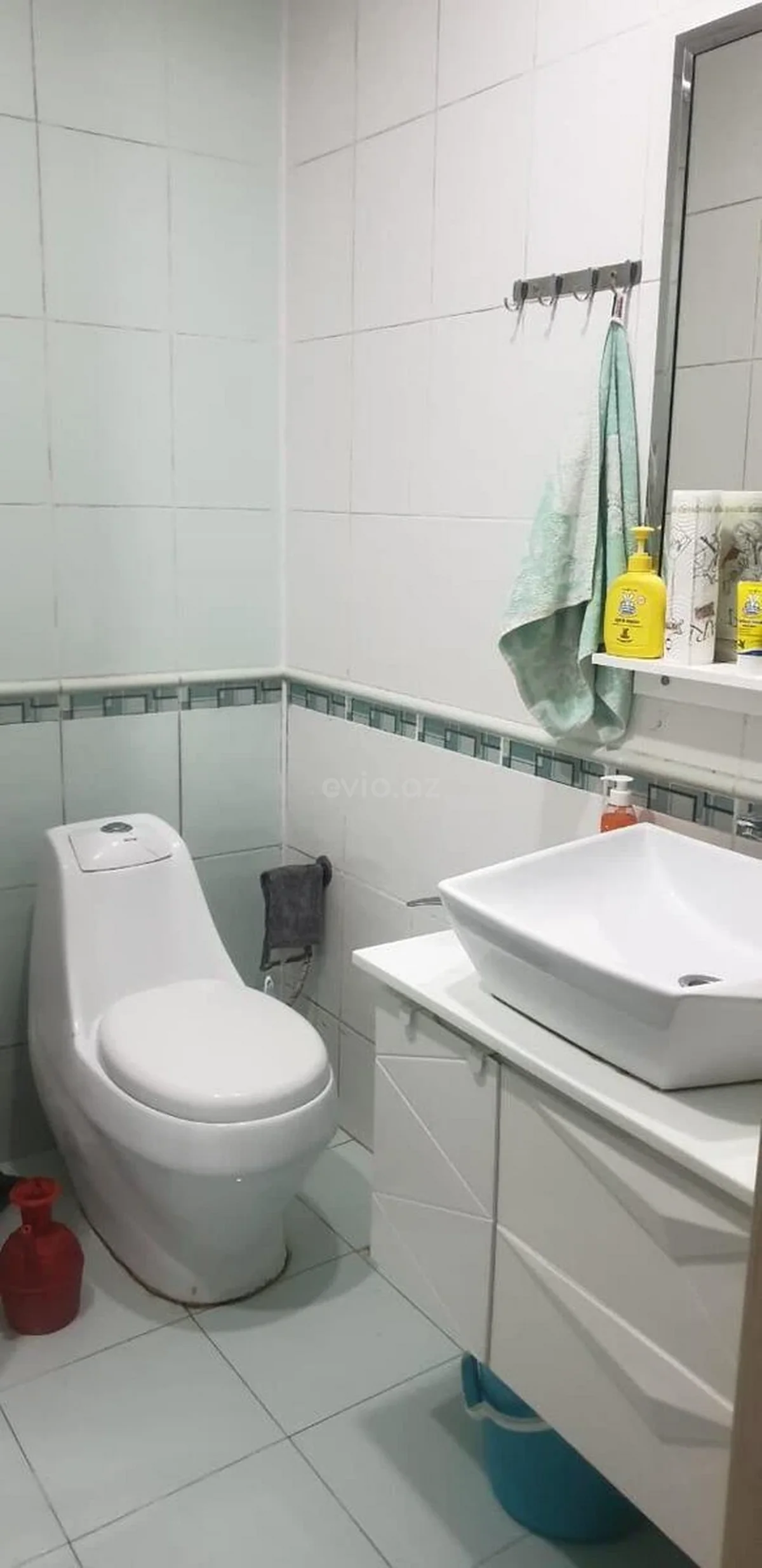 Kirayə 2 otaqlı mənzil Nəsimi metrosu yaxınlığında — Mənzil, Bakı (8)