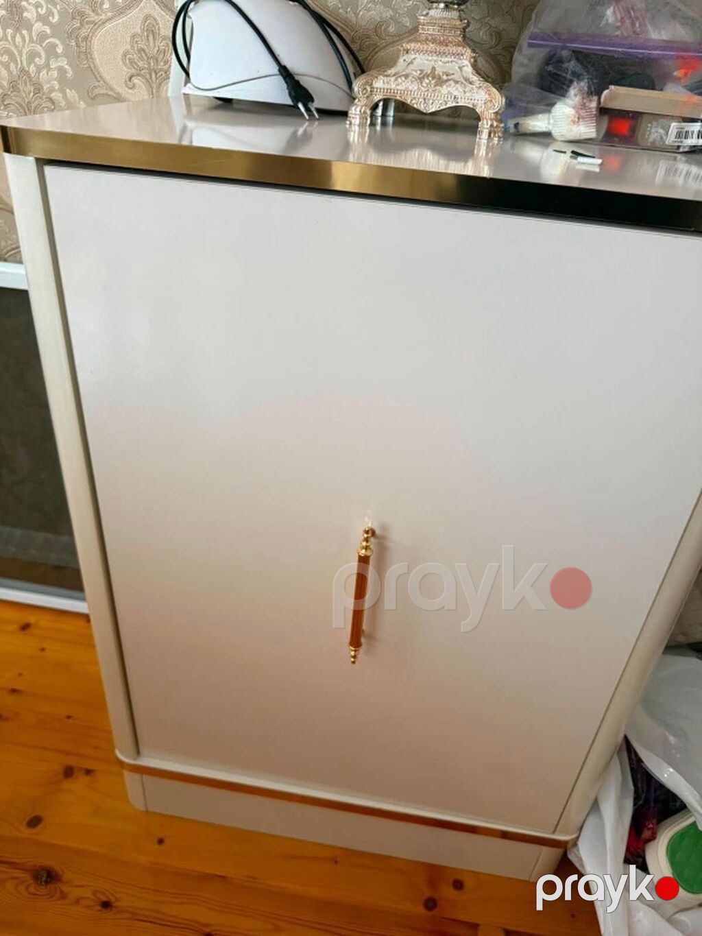 Zərif qonaq otağı mebel dəsti - Rəng və material: Açıq boz, yumşaq — Yataq otağı mobilya dəstləri, Bakı (6)